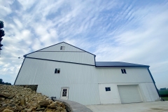 Exterior of barn