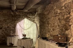 Interior lower level of barn 