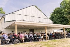 Barn Patio used for Ceremony