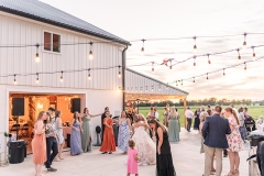 Dancing on the Barn Patio at Dusk