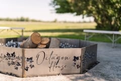 Octagon House Fire Ring