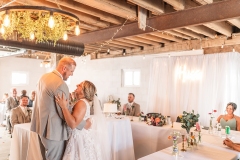 First dance at Reception Head Table