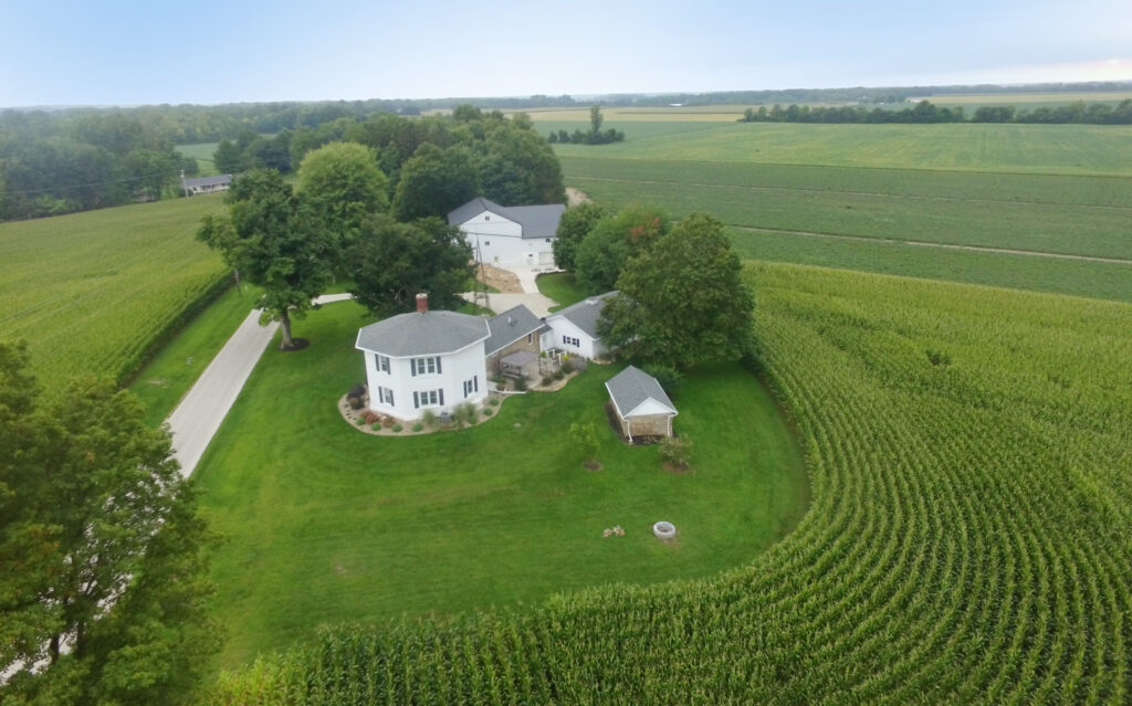 Octagon House & Barn property in Seneca County Ohio