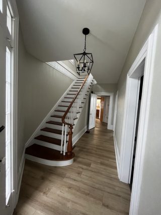 Historical Octagon house staircase